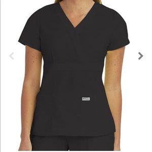 Used Greys Anatomy Black Scrub Set
